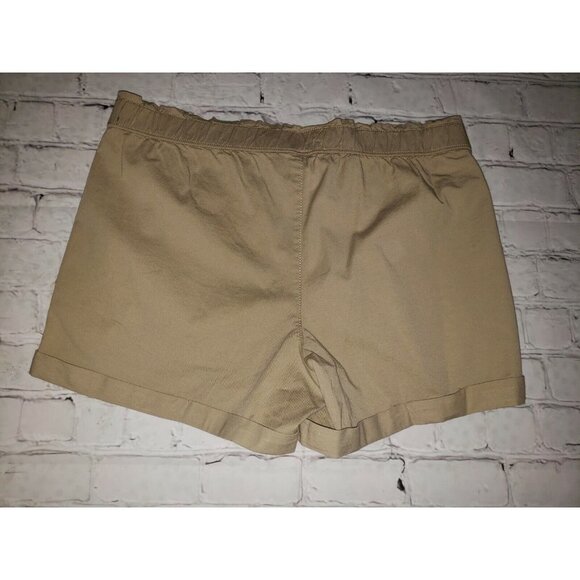 Nwt Arizona Jean Co Girls Plus Size 16.5 Shortie Kahki Shorts - Picture 2 of 2